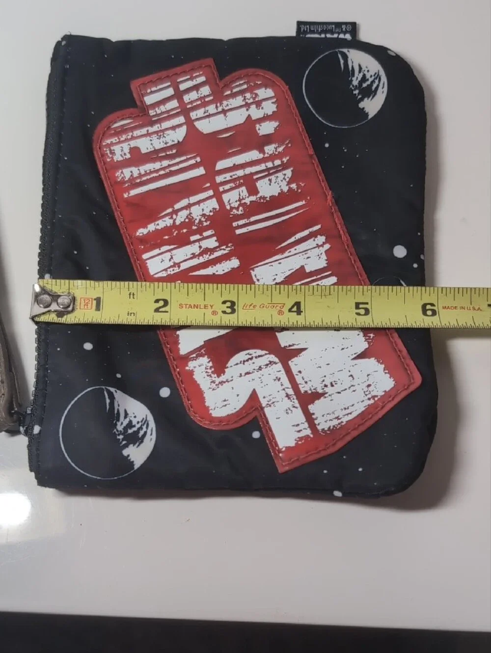 Disney - Star Wars Black Wristlet Pouch with Planet Graphics